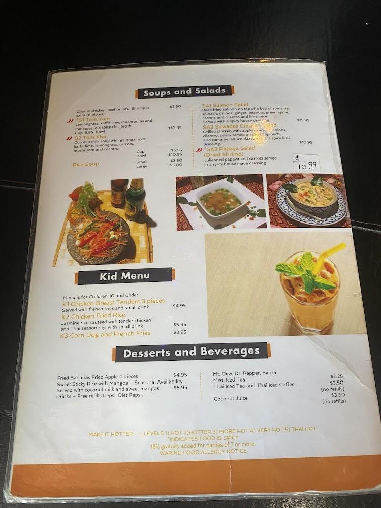 Sawadee Thai Cuisine Menu image 3